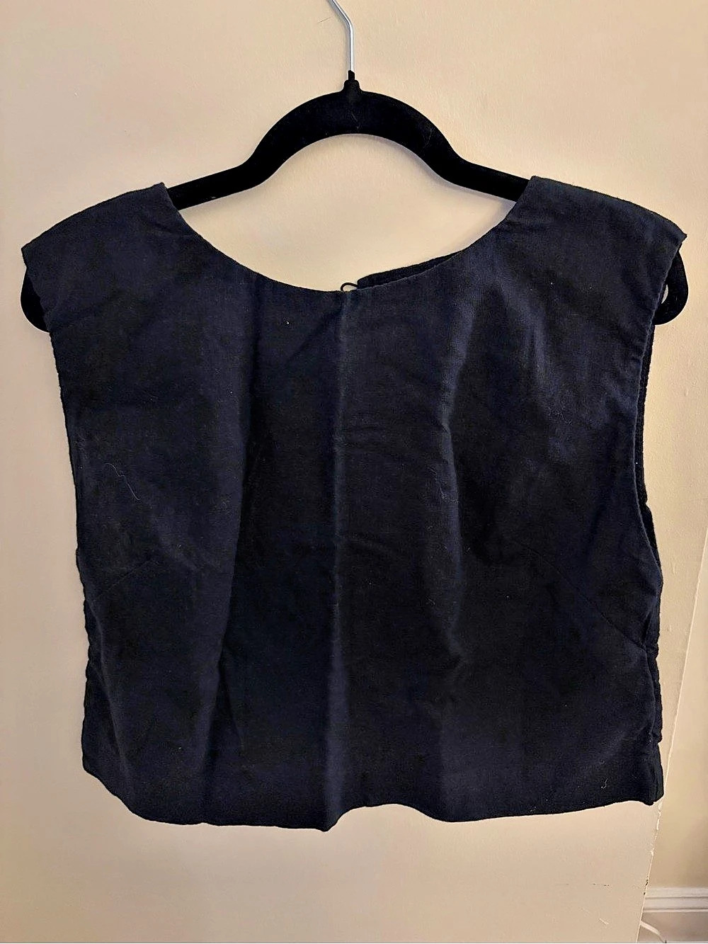 Abercrombie & Fitch Black Linen Tank Size Medium